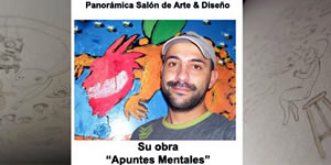 Docente del Centro de Educación Abierta y a Distancia -CEAD-  Popayán, exhibe sus obras  en el salón de arte & diseño en Cali