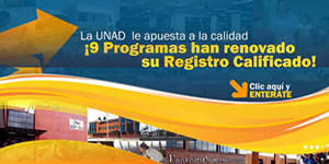 Ministerio de Educación Nacional renovó el registro calificado de 9 pregrados de la UNAD