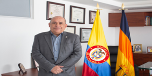 Rector de la UNAD Doctor Jaime Leal Afanador, entrega  las  instalaciones del Nodo Zonal José Acevedo y Gómez.