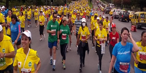 Unadistas de la ZCBC en la maratón de Bogotá
