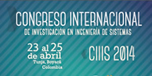 Del 23 al 25 de Abril se desarrollará el 1er Congreso Internacional de Investigación en Ingeniería de Sistemas – CIIIS 2014