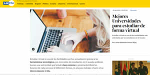 La FM incluye a la UNAD entre las mejores universidades en modalidad virtual