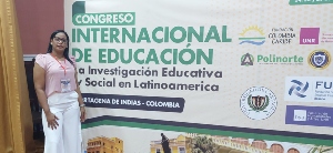 Docente de la Escuela de Ciencias de la Educación participa en congreso internacional en Cartagena