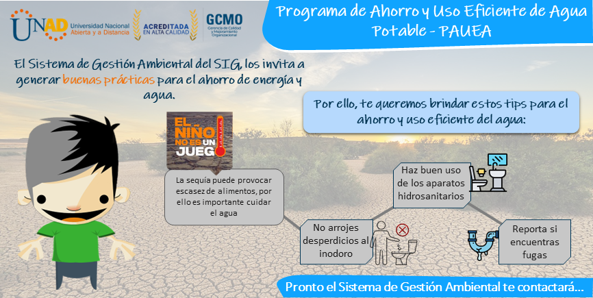 Píldora - Programa de Ahorro y Uso Eficiente de Agua Potable - PAUEA
