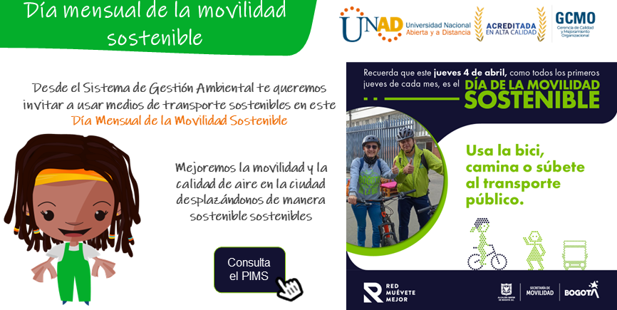 Píldora - Día Mensual de la Movilidad Sostenible