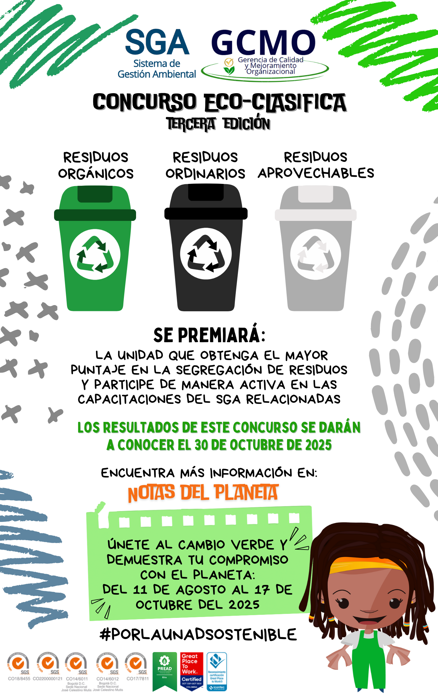 Concurso de Segregación de Residuos “Eco-Clasifica” Versión 2025
