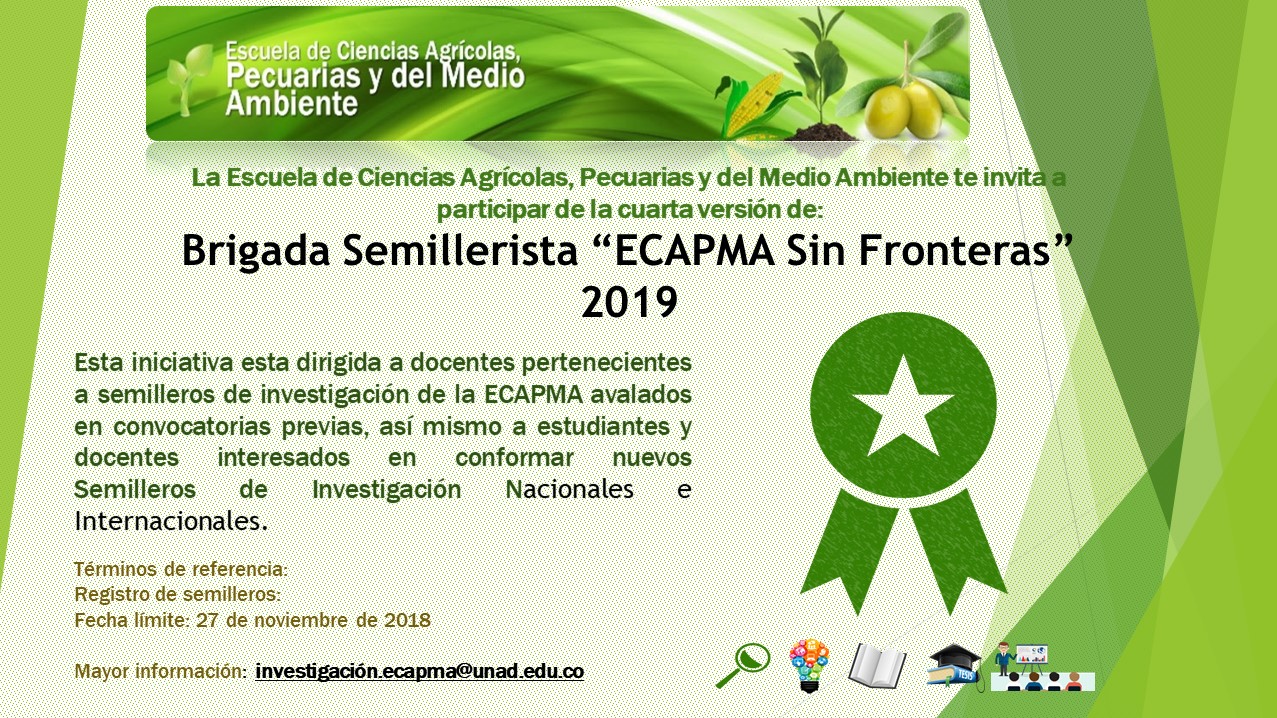Haz parte de los semilleros de investigación de la ECAPMA