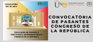 Convocatoria de pasantes Congreso de la República