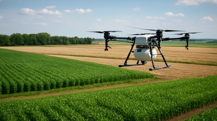 Cosechando el futuro: cuando los drones siembran precisión en el campo