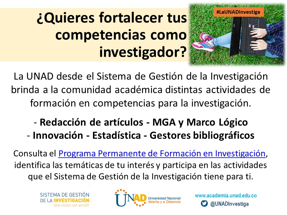 ¿Quieres Fortalecer tus competencias como investigador?