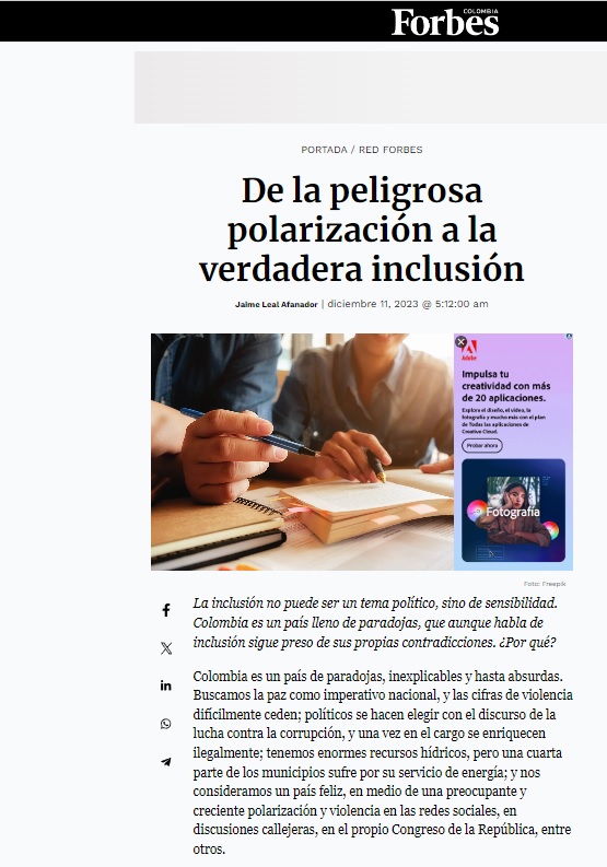 FORBES UNAD INCLUSION