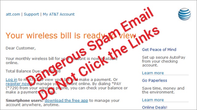 7 Enlaces Sospechosos Email