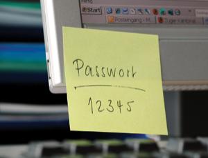 contraseña post it