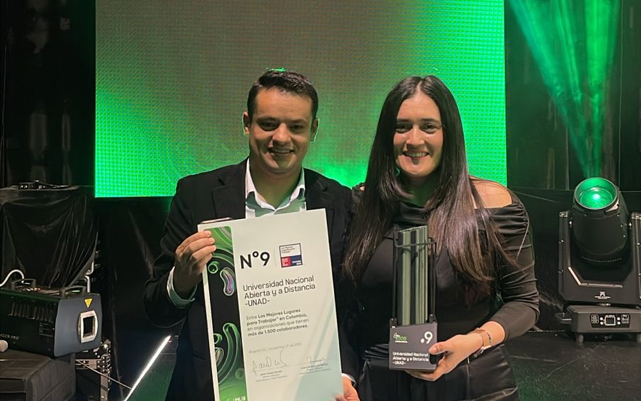 La UNAD, única universidad e institución pública en el top 10 de los mejores lugares para trabajar en Colombia 2025