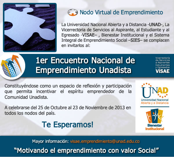 Primer encuentro Nacional de Emprendimiento de la UNAD