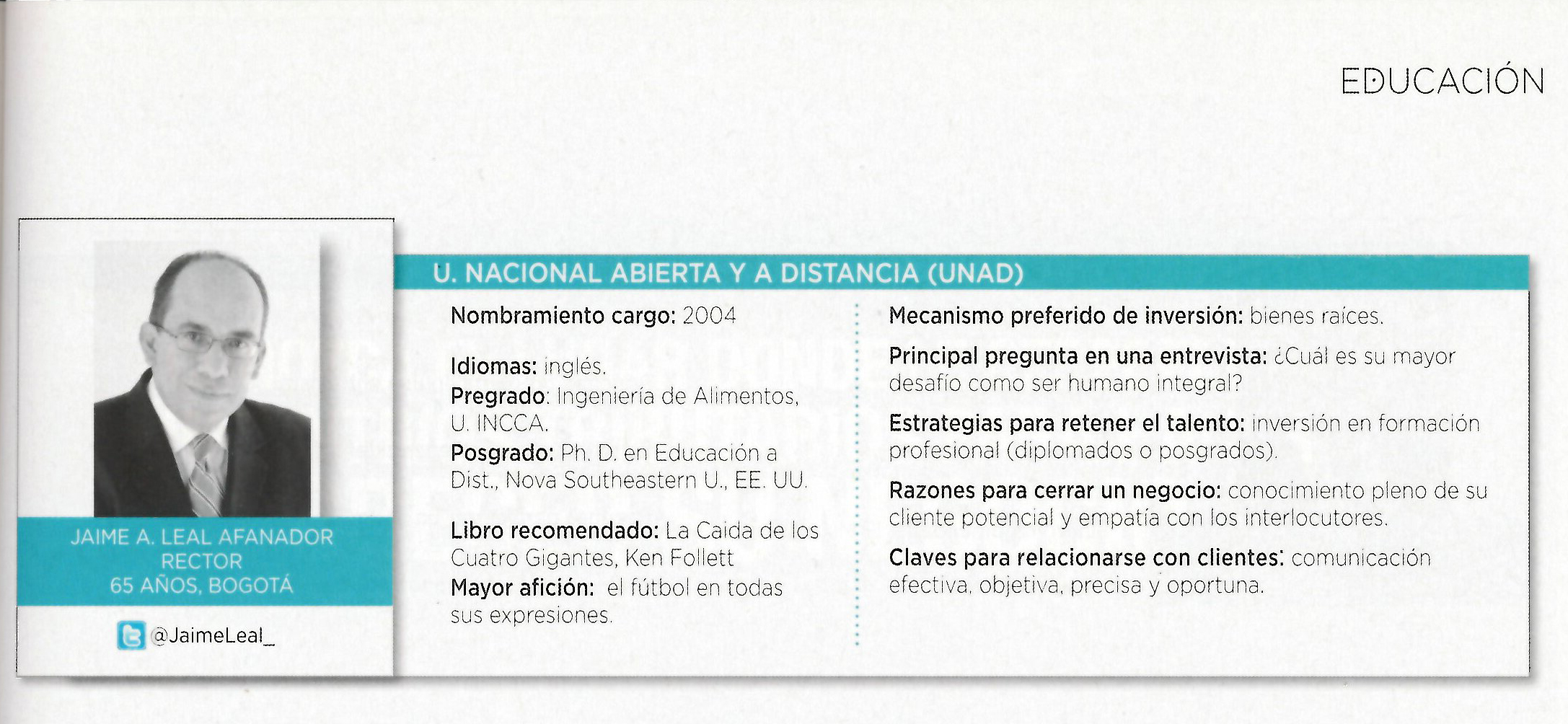 Nota publicada en La Nota Economica