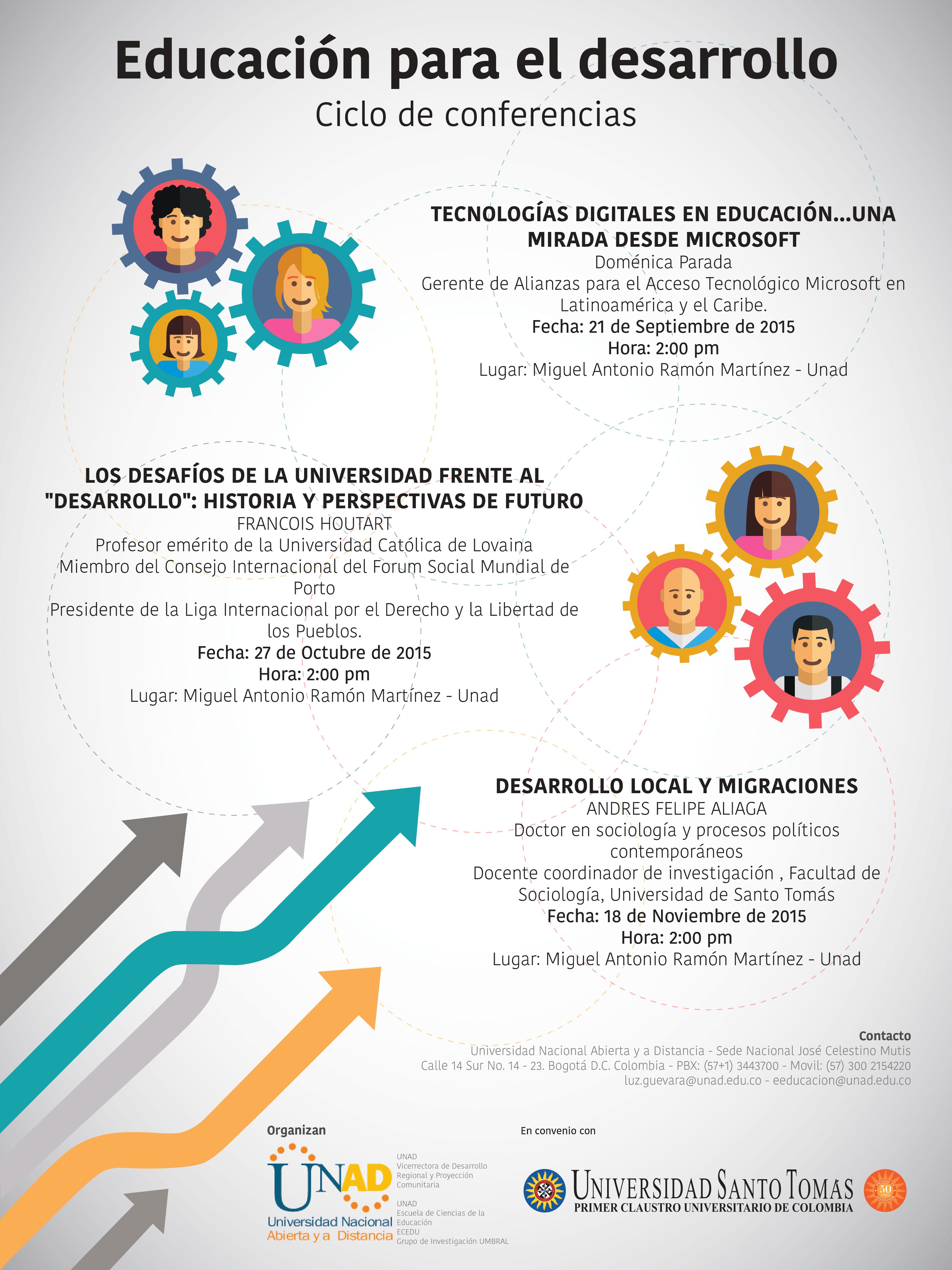 Afiche educacion para el desarrollo