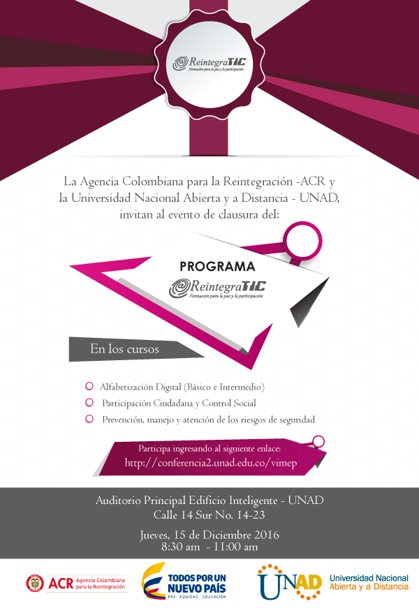 Clausura programa ReintegraTIC