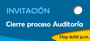 Invitación a cierre del proceso de Auditoría Externa a la Universidad Nacional Abierta y a Distancia
