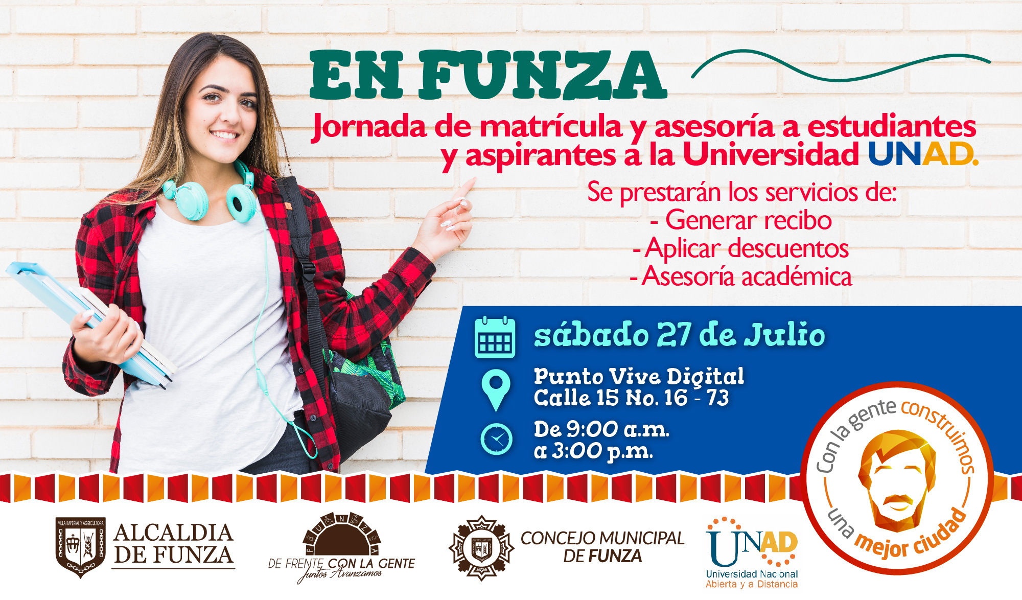 Jornada de matrícula y asesoría en Funza