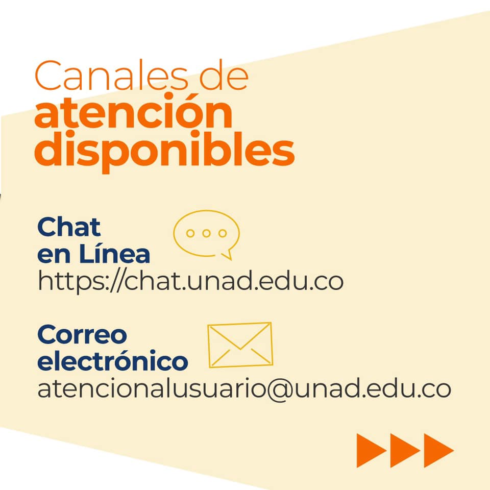 Conoce los canales de atención a nivel nacional que la UNAD habilita durante la emergencia sanitaria