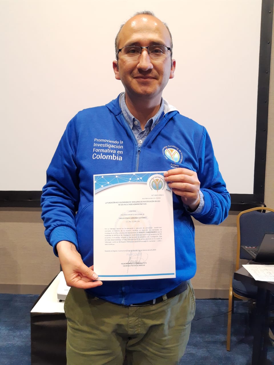 Líder de investigación de la UNAD fue reconocido por su liderazgo regional en la planeación y ejecución de actividades académicas orientadas al fomento de la vocación científica