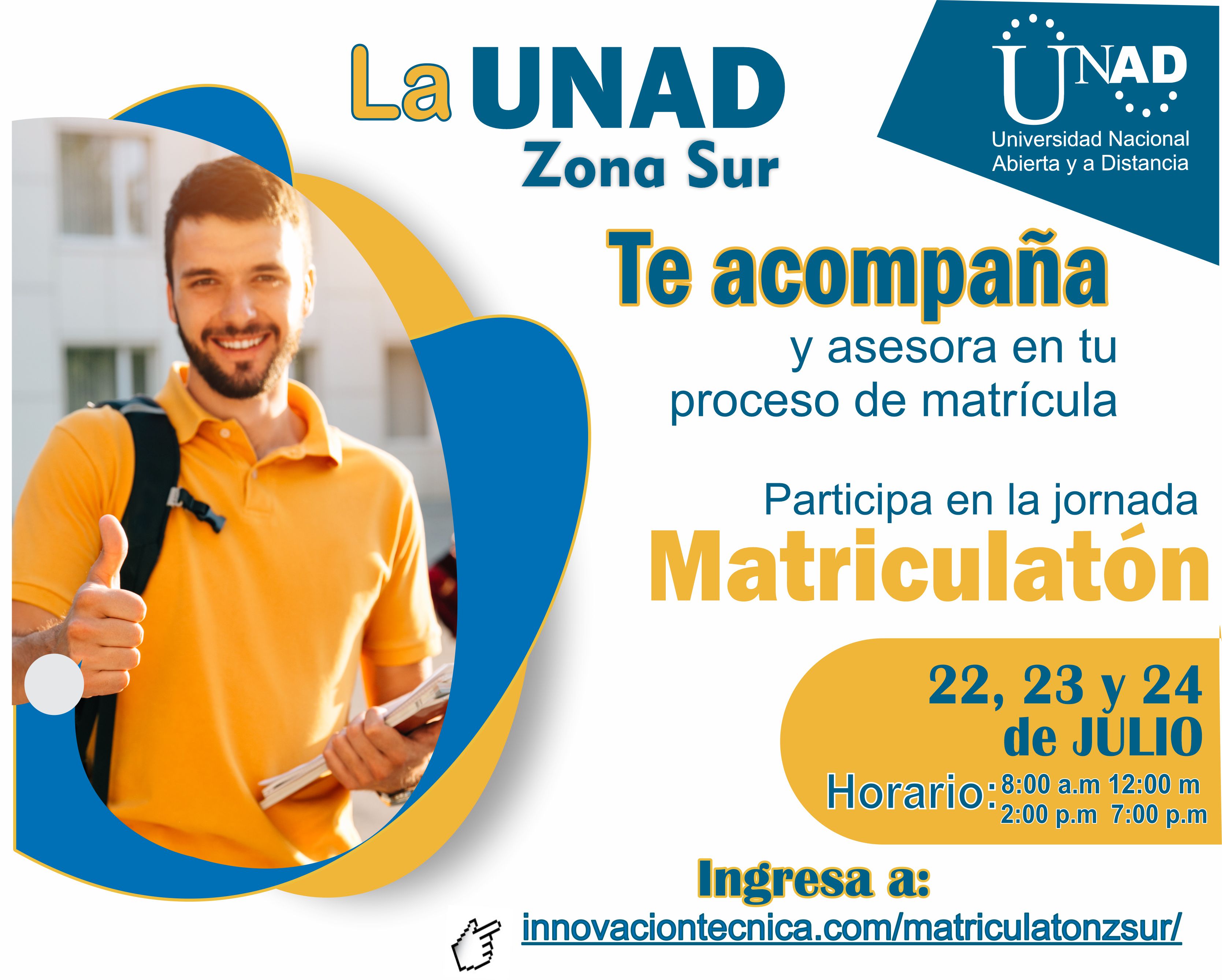 En la Zona Sur se lleva a cabo la segunda matriculatón, un espacio de orientación y acompañamiento a estudiantes y aspirantes 