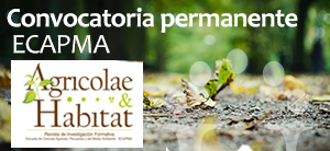 Convocatoria permanente de la revista de investigación Agricolae & Habitat de la ECAPMA