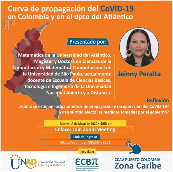 Conoce cómo se modela el comportamiento del Covid-19 con la charla de la Escuela de Ciencias Básicas, Tecnología e Ingeniería