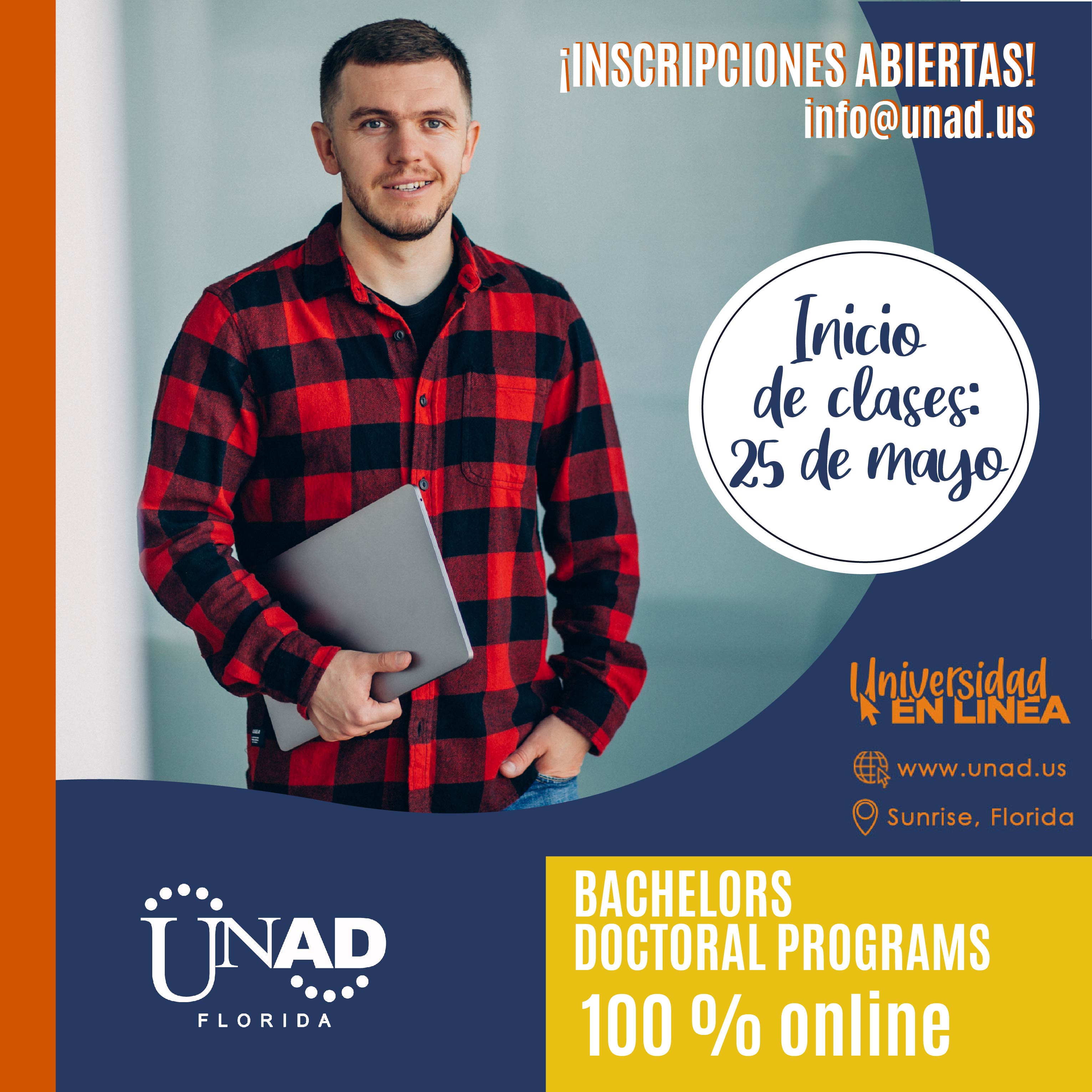 UNAD Florida abre inscripciones para el periodo académico Summer A 2020