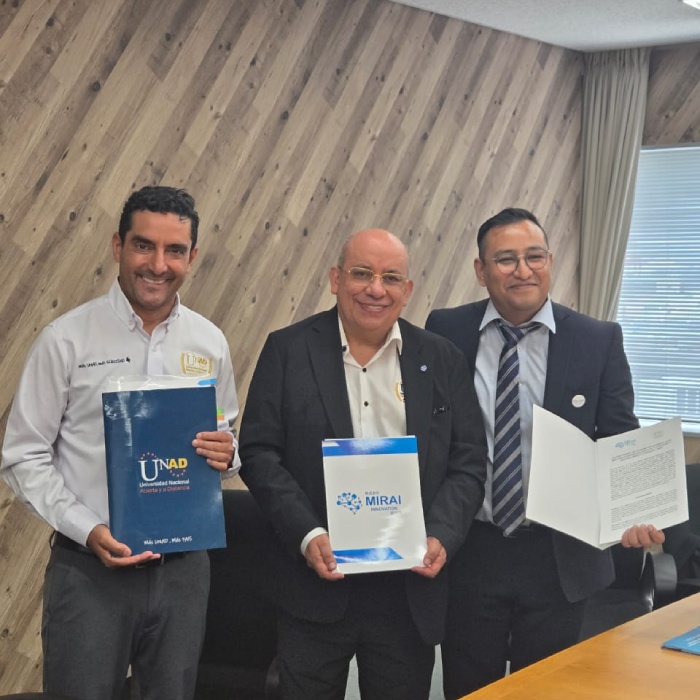 UNAD y el Instituto MIRAI de Japón sellan alianza estratégica para fortalecer la biotecnología, la salud digital y los negocios verdes