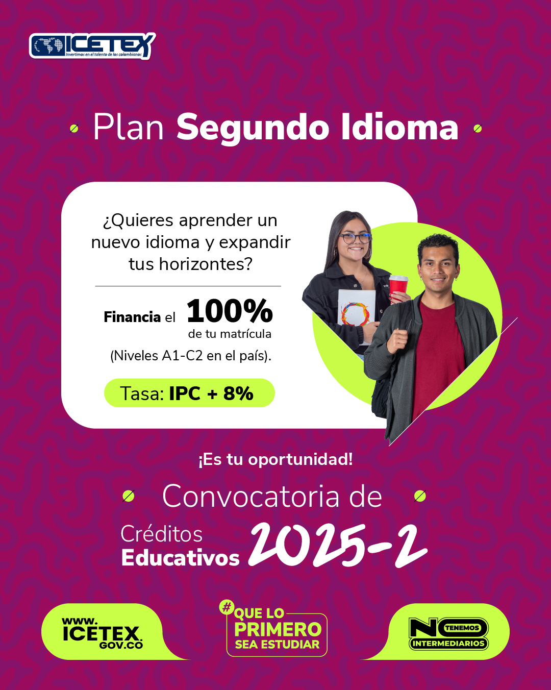 PLAN SEGUNDO IDIOMA WHATSAPP POST