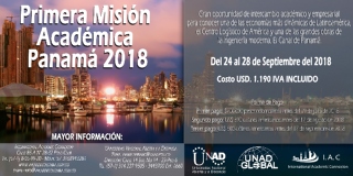 Primera Misión Académica a Panamá del 24 al 28 de septiembre del 2018