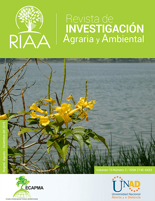 La revista de Investigación Agraria y Ambiental- RIAA recibe reconocimiento por parte de Publindex - Colciencias