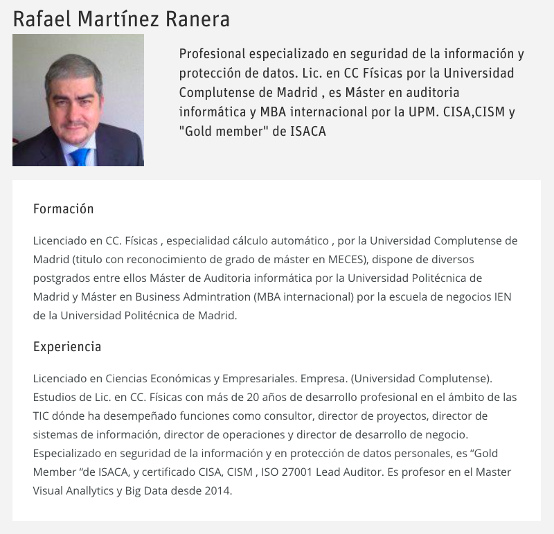 Participa en la Conferencia “Introducción a los ámbitos de la investigación en seguridad de la Información”
