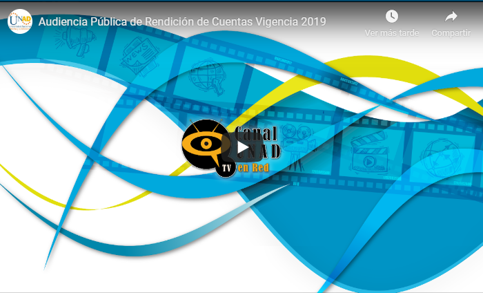 Transmisión Audiencia Pública de Rendición de Cuentas 2019