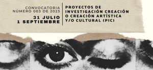 Convocatoria abierta para conformar el banco de proyectos de investigación creación o creación artística y/o cultural