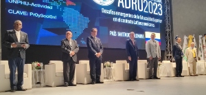 Rector de la UNAD y Vicerrectora Académica participan en el 1er Congreso Internacional de la ADRU 2023 en República Dominicana