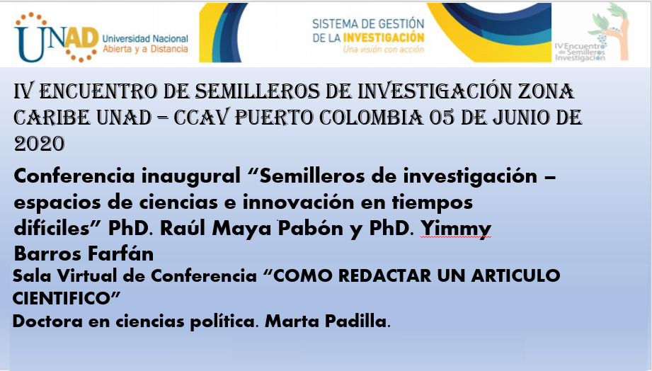 IV Encuentro de Semilleros de Investigacion Zona Caribe