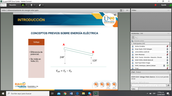 Taller: Dimensionamiento de energía solar fotovoltaica