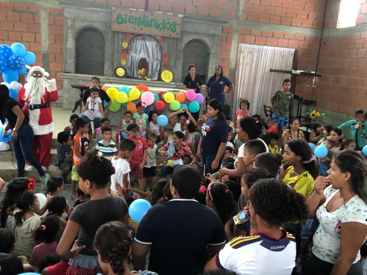 ECSAH, ECISALUD y SISSU realizaron Actividad Lúdica, Recreativa y de Vacunación para la Población Infantil del Barrio Altos de Villa Concha en la ciudad de Santa Marta