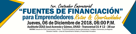 1er. Contender Empresarial "Fuentes de Financiación para Emprendedores"