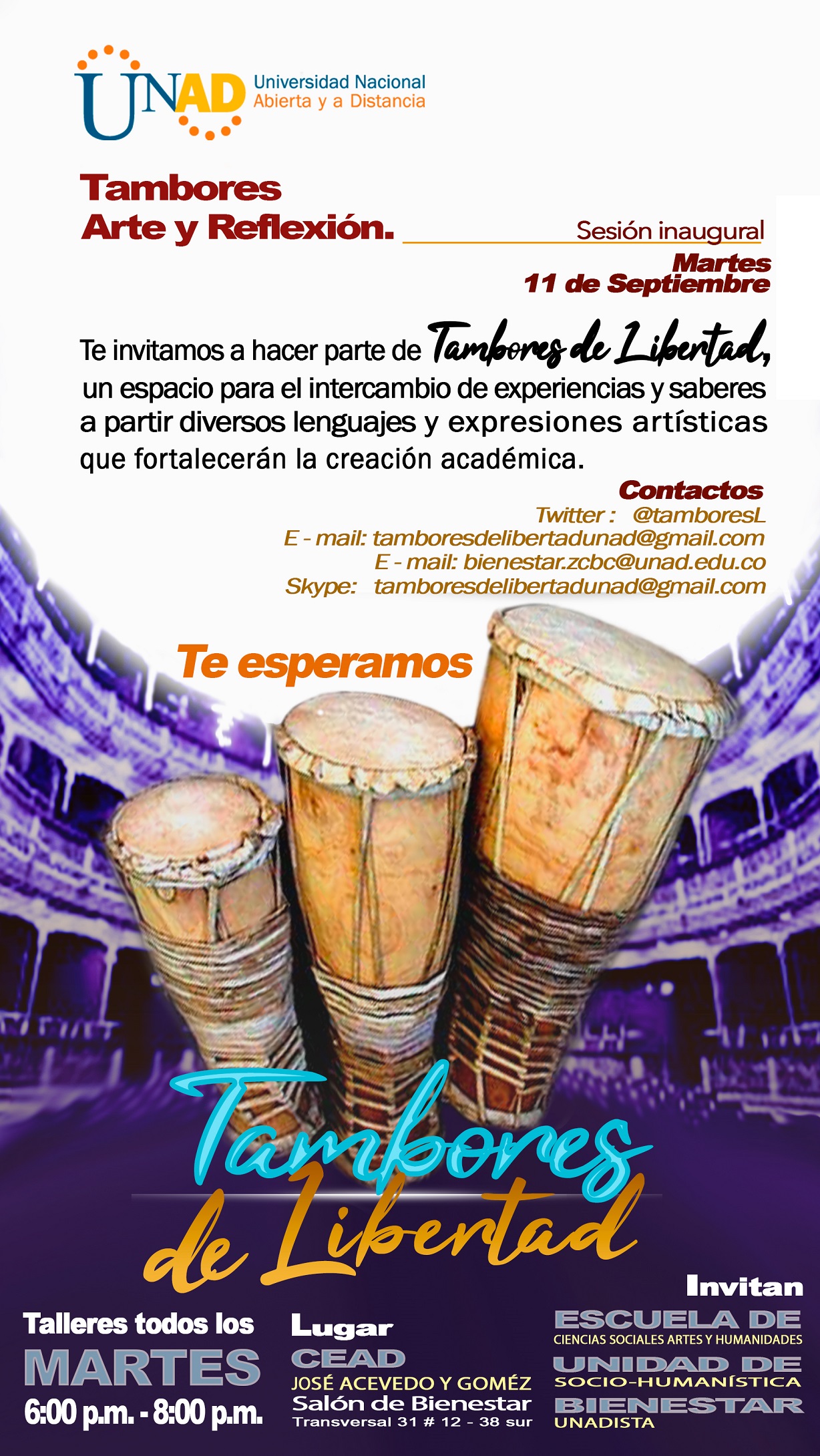 tambores de libertad