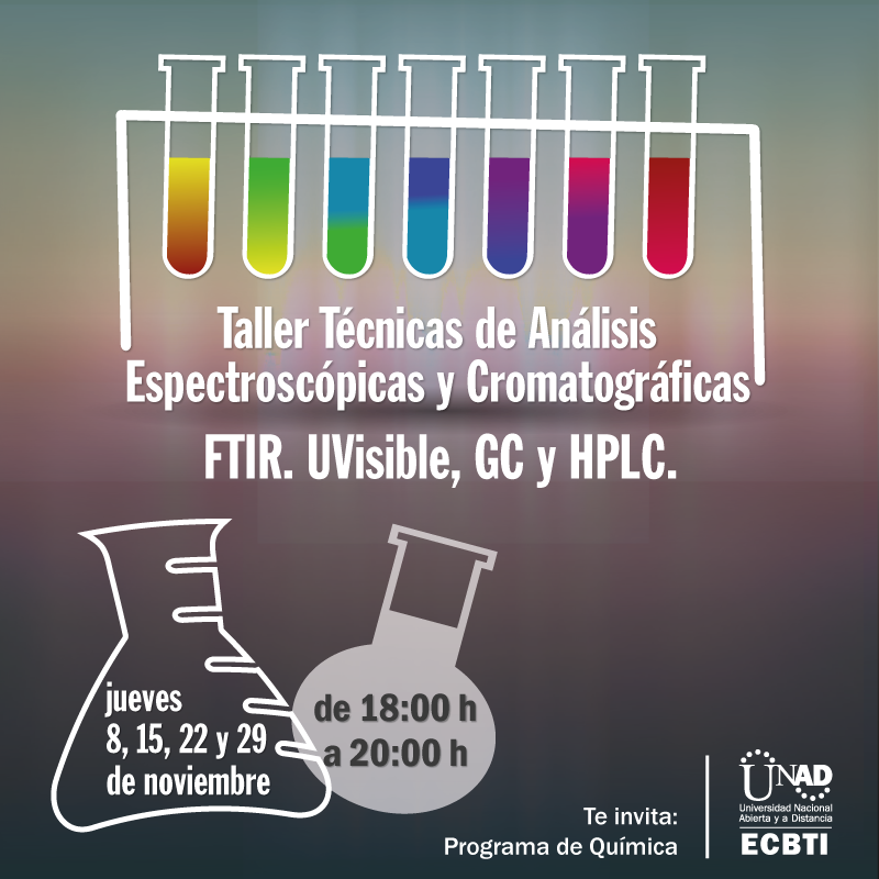 JAG-Taller de Técnicas de Análisis Espectroscópicas y Cromatografías 