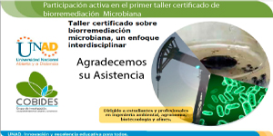 Participación activa en el primer taller certificado de Biorremediación Microbiana 