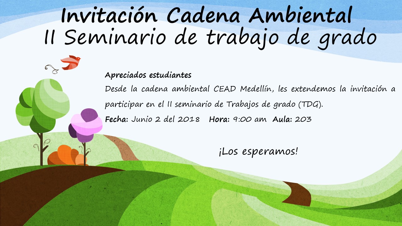 Invitación Cadena Ambiental