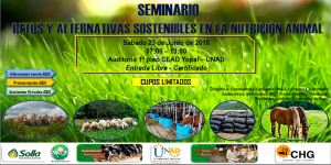 Seminario  retos y alternativas sostenibles en la nutrición animal