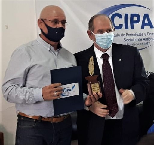 Reconocimiento CIPA Alirio Valencia