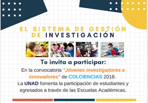 Participa en la Convocatoria Jóvenes Investigadores e Innovadores - Colciencias