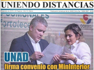 Publicación del Medio de Difusión Científico y Cultural "Uniendo Distancias”